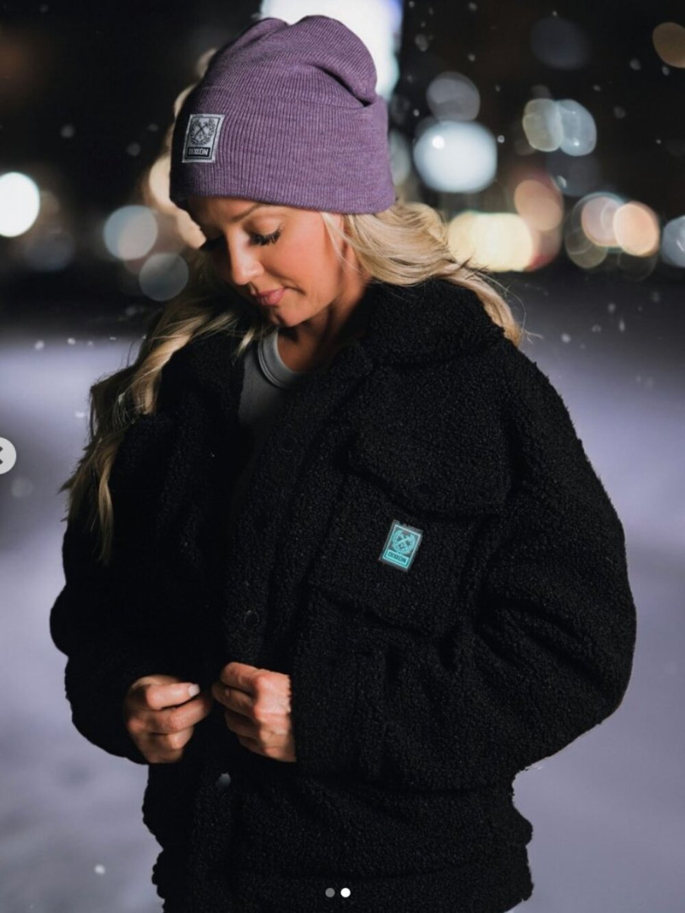 Women's Dixxon Morning Star Sherpa Jacket Size M Cozy Comfy Mountain Winter